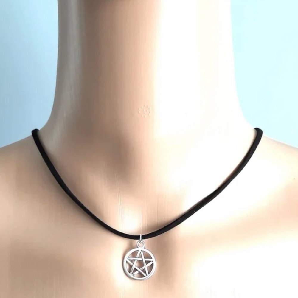 Witch Pentacle Halloween Necklace